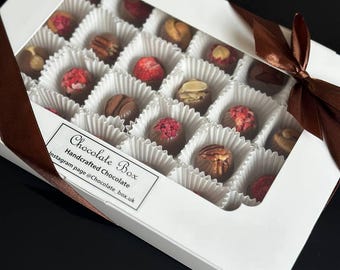 Personalized Handmade Chocolate Gift Box – Gourmet Milk Chocolate