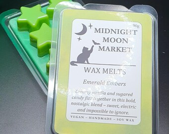 Cialda di cera profumata Midnight Moon Market - Emerald Embers - Collezione Primavera