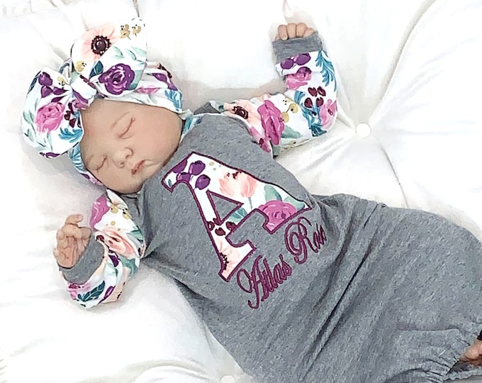 Preemie Girl Clothes, Premie Outfits, Preemie Gown, Preemie Twins