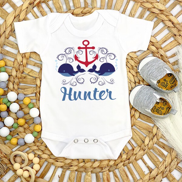 Whale Baby Clothes Etsy