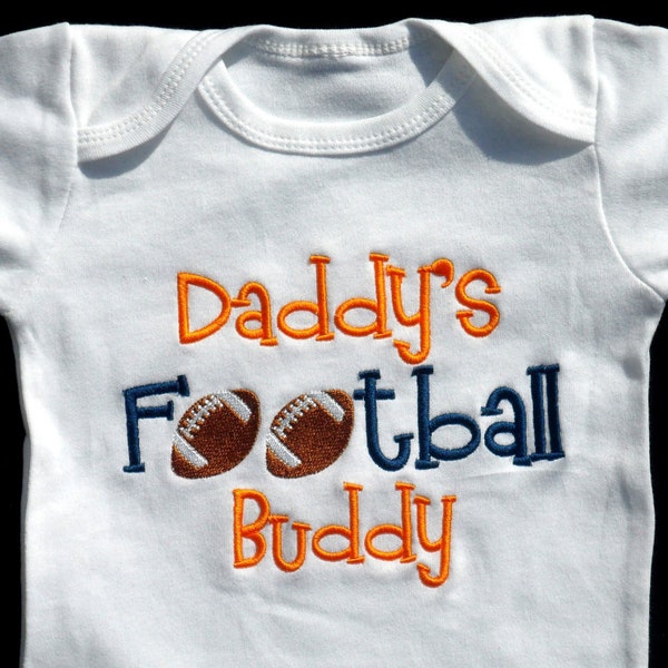 Football Baby Boy Clothes Daddy's Football Buddy Sports Baby Outfit New Dad Gift Baby Gender Revile It's a Boy Football Gift for Dad