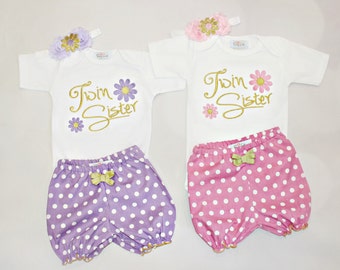 cute twin baby girl outfits
