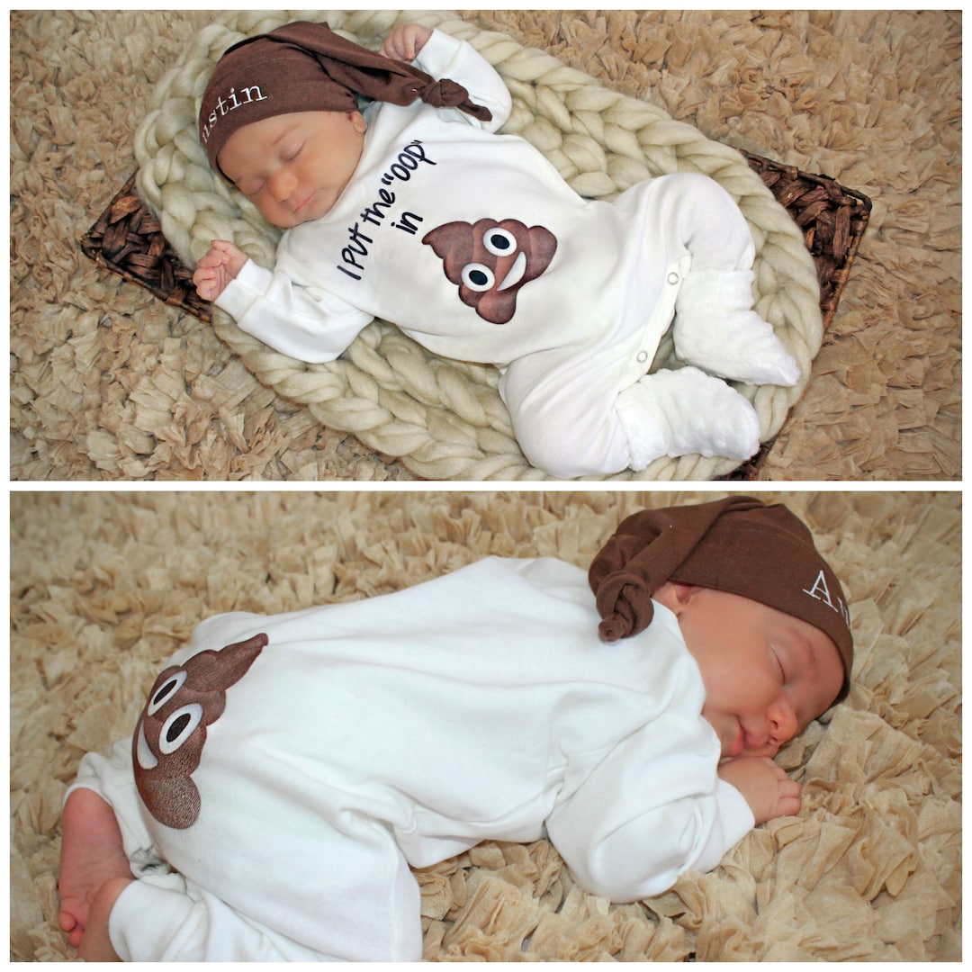 Funny Baby Boy Clothes Infant Romper Personalized Baby Hat Newborn Boy