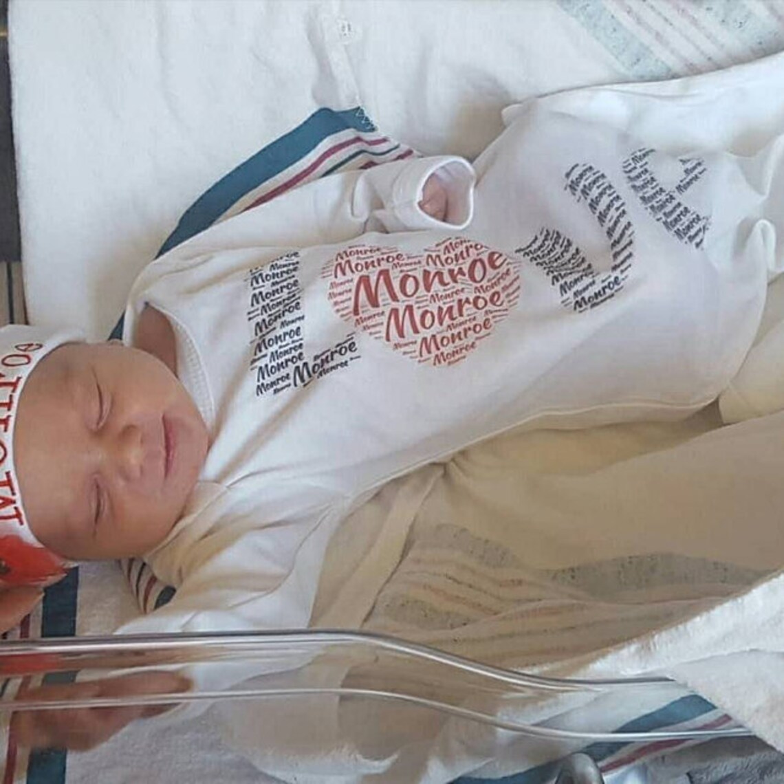 Baby Girl Newborn Gift Baby Girl Take Home Outfit Personalized Etsy