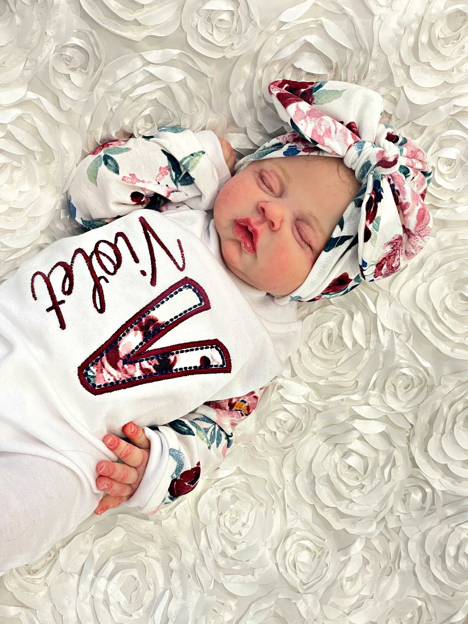 Baby Girl Hospital Outfit Newborn Girl Coming Home Outfit Etsy