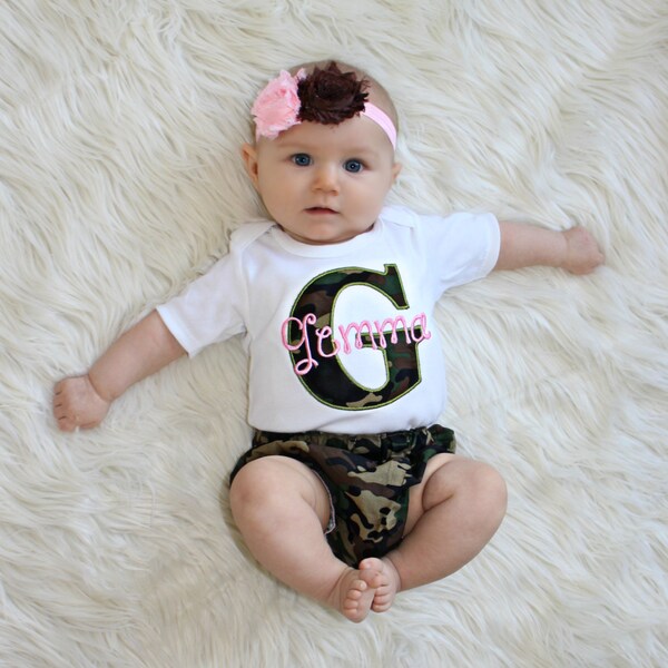 Camo Baby Clothes Etsy