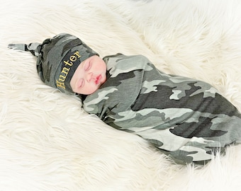 camo swaddle
