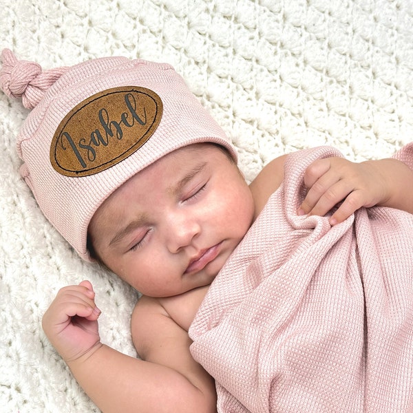 Preemie Baby Gift Swaddle and Hat Set Baby Girl Swaddle Newborn Swaddle Baby Gift  Baby Hat Baby Girl Hat Baby Girl  Luxurious baby gift