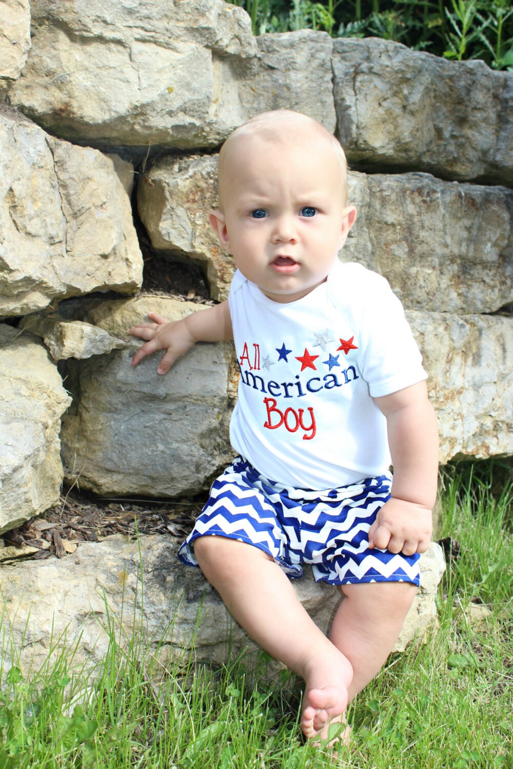 Baby boy 4th on sale of july outfit