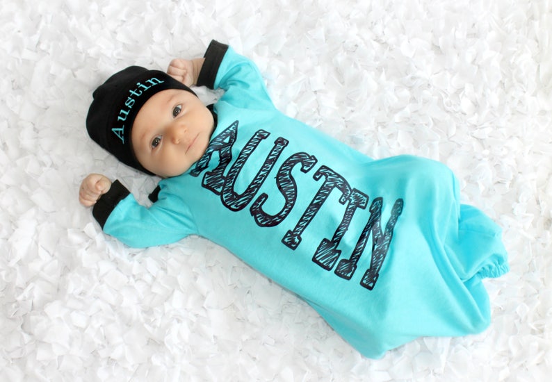 Personalized Baby Boy Clothes Custom Baby Gift Boy Outfits Etsy