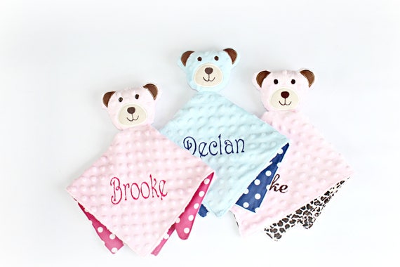 personalized baby security blanket