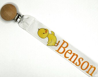 Pacifier Clip Personalized Pacifier Clip Girl or Boy Gender Neutral Baby Gift Personalized Baby Gift Customized Pacifier Clip Paci Holder