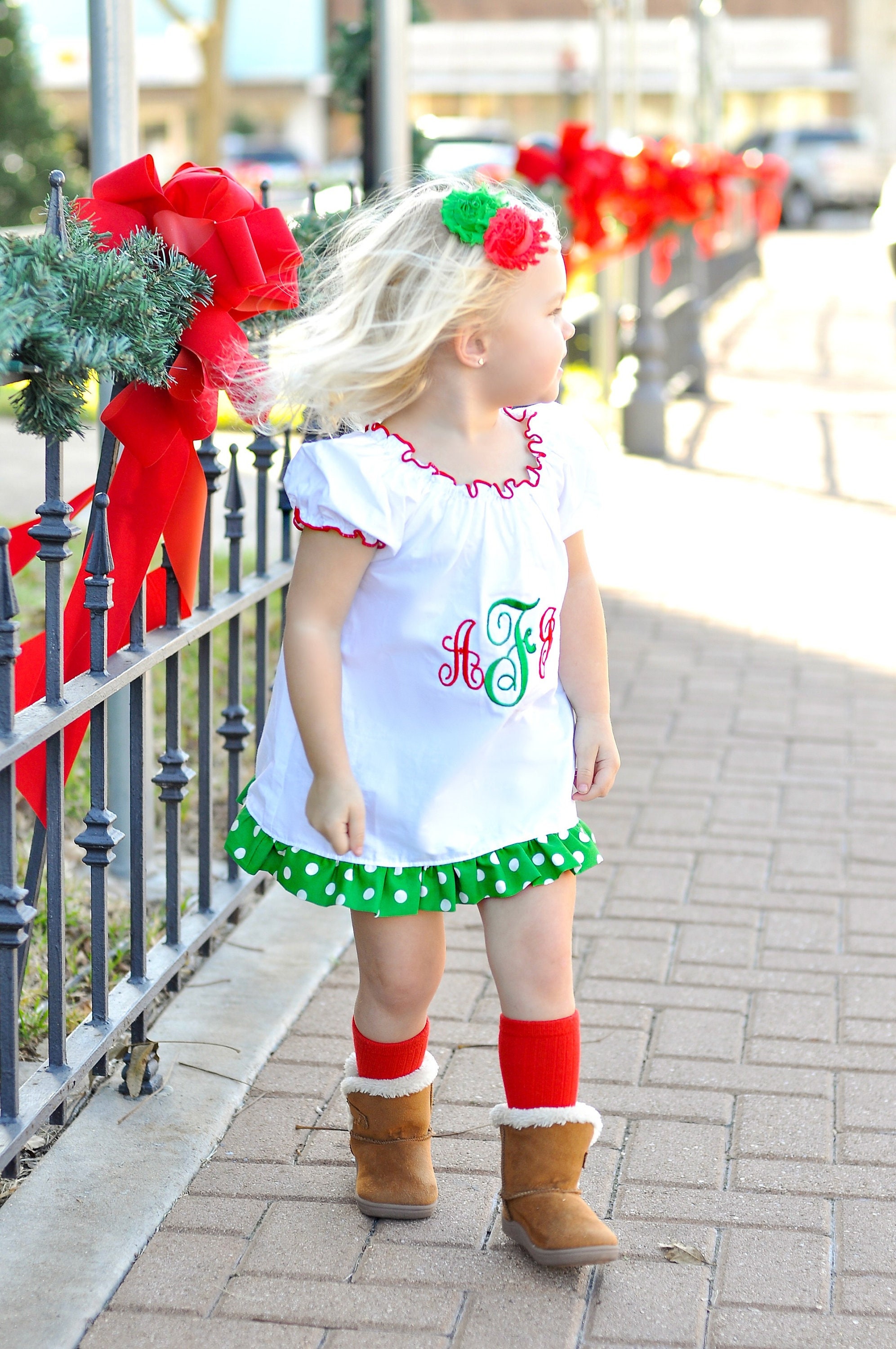 Little girls christmas outfit cheap