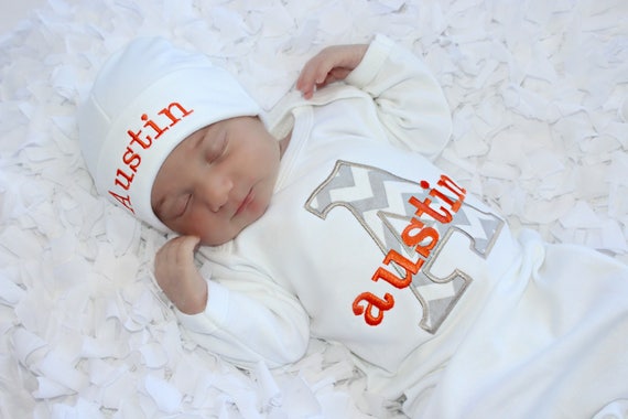 Ropa para bebé recién nacido, ropa personalizada para llevar a casa,  conjunto de regalo de canastilla para bebé