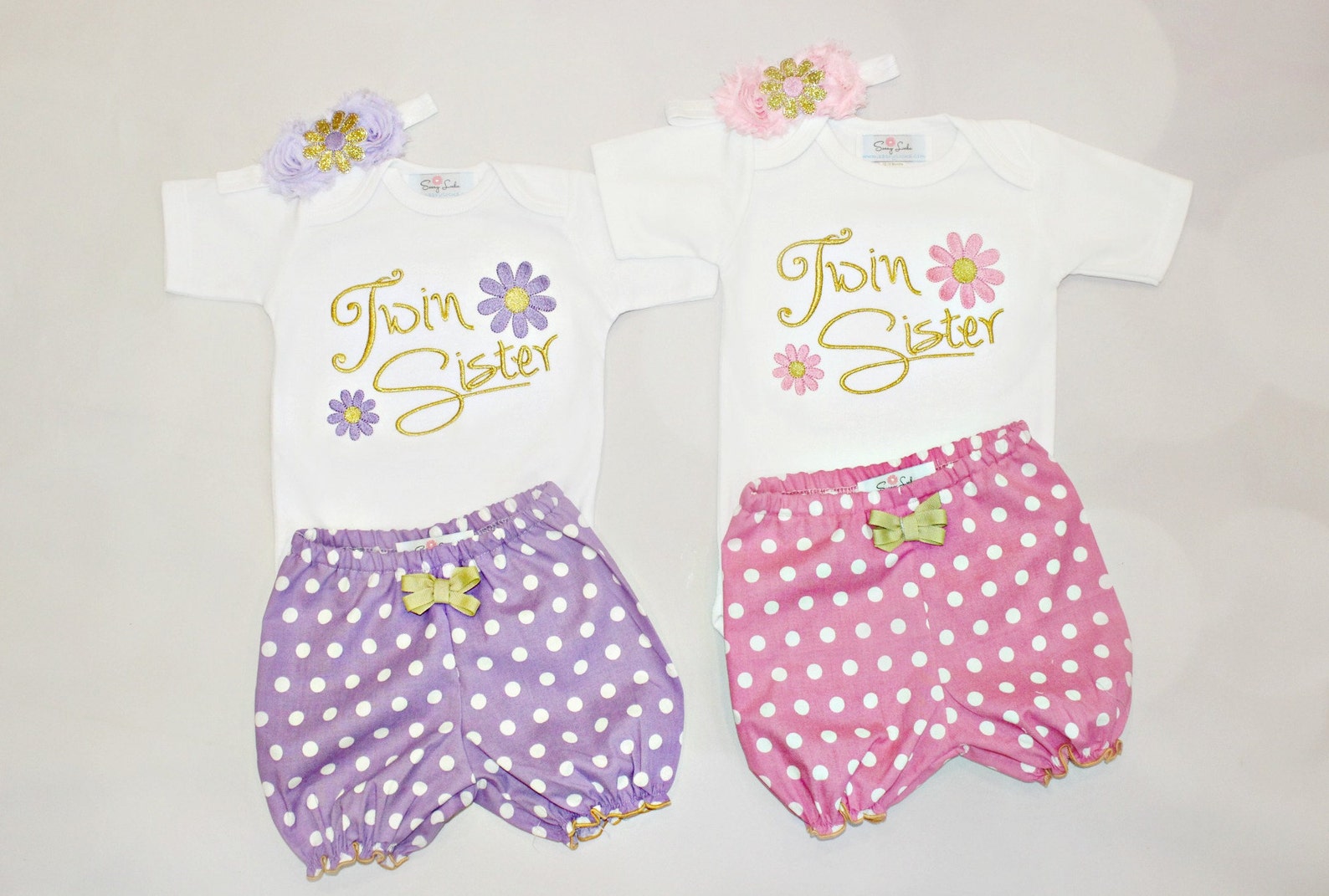 Twin Girls Outfits Twin Sisters Outfits Twin Girl Clothes Etsy