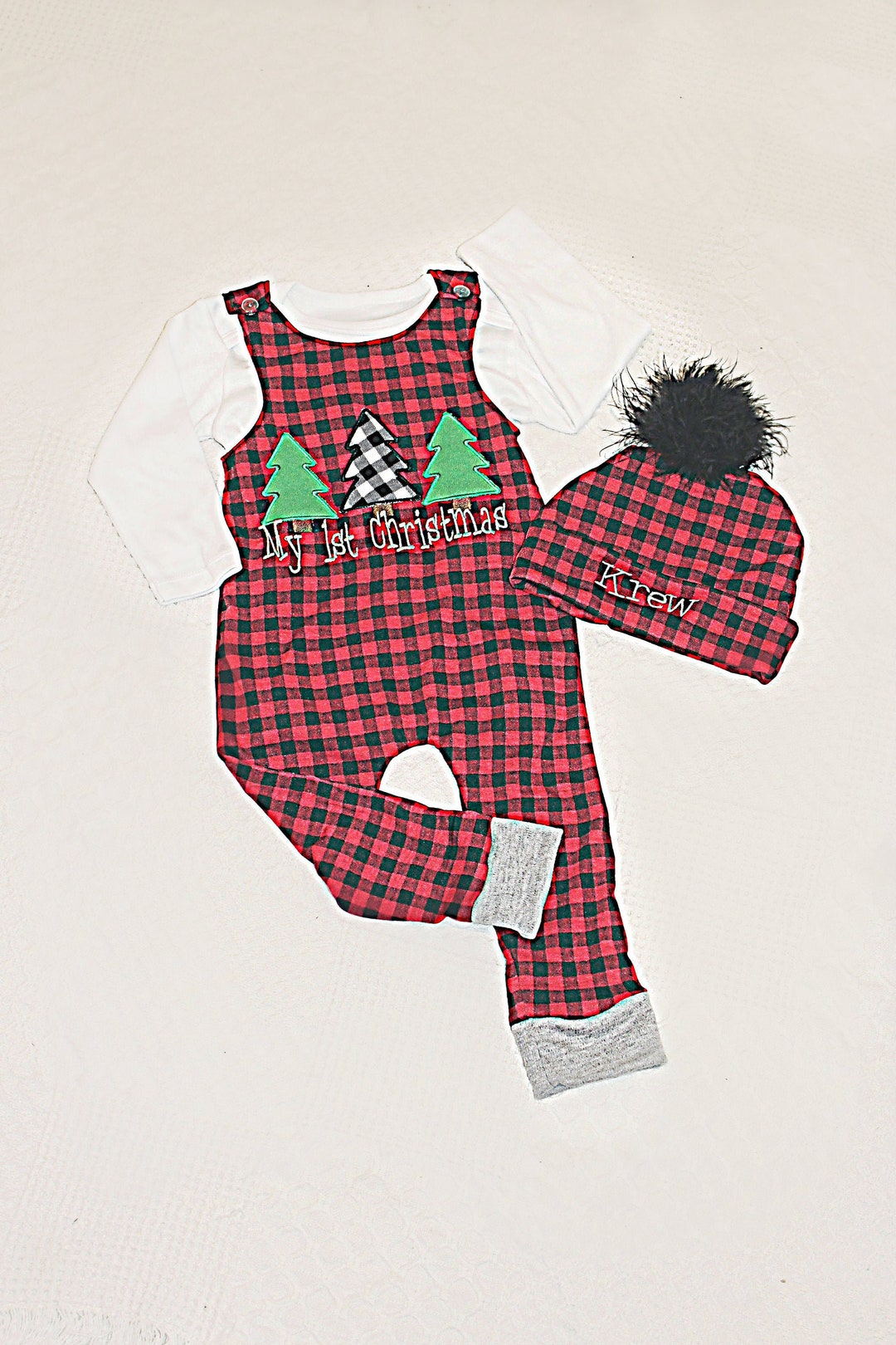 Baby Boy 1st Christmas Outfit My 1st Christmas Outfit Christmas Plaid