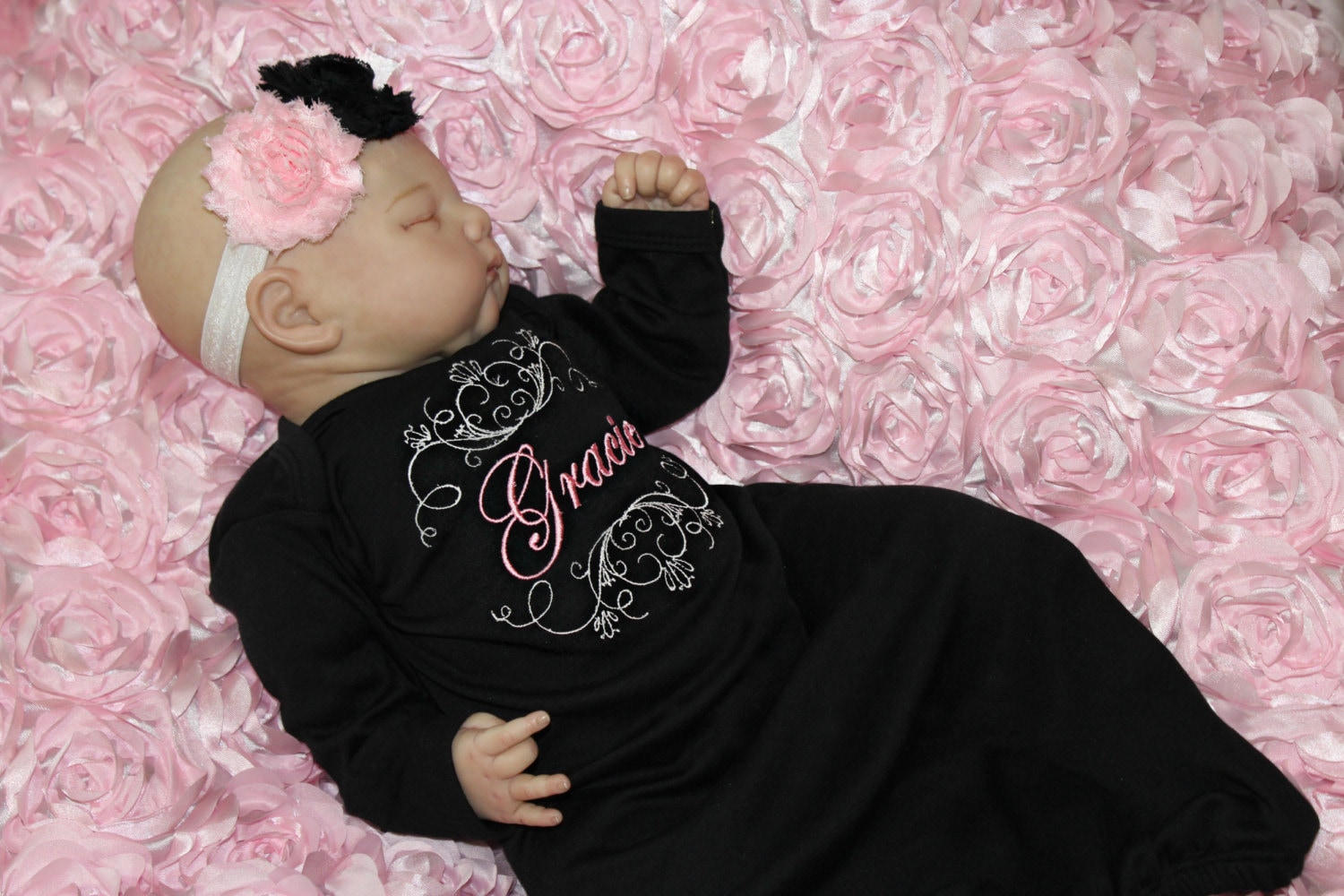 Personalized Baby Girl Clothes Newborn Girl Take Home Outfit Etsy