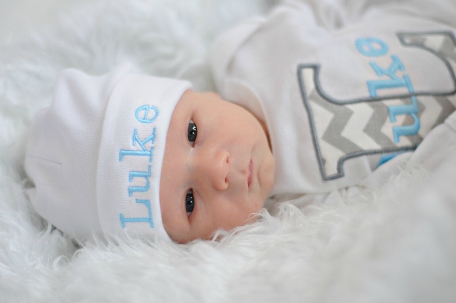 Baby Boy Clothes Newborn Hospital Outfit Personalized Layette Etsy