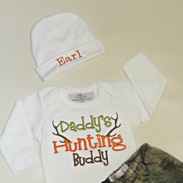 Baby Deer Hunting Baby Boy Newborn Take Home Outfit Stag Hunting Baby Outfit Hunters Camo Outfit Baby Boy Clothes Newborn Boy Woodland Baby