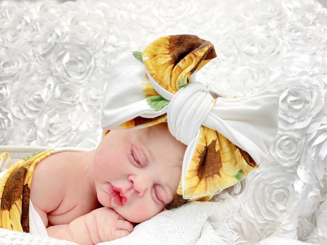 Baby Swaddle Blanket, Sunflowers, Baby Swaddle, Baby Shower gift main image 0