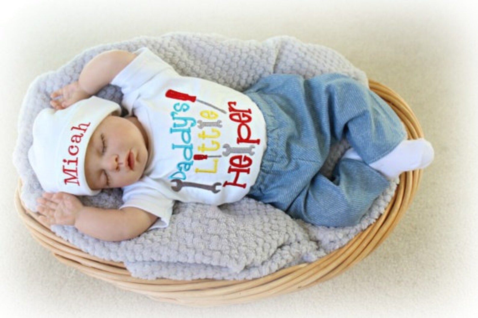 Baby Boy Clothes Daddy's Little Helper with Tools Newborn Etsy
