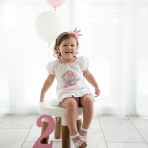 2nd Birthday Outfit Girl 2nd Birthday Outfit 2nd Birthday Girl Outfit 2nd Birthday Dress Birthday Girl Dress Personalized Birthday Dress image 2