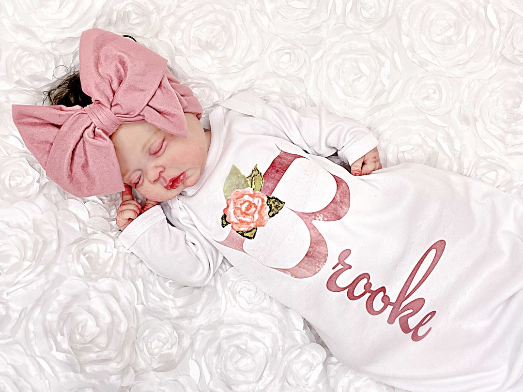 Newborn Girl Hospital Outfit, Baby Gift Girl Newborn Girl Coming Home ...