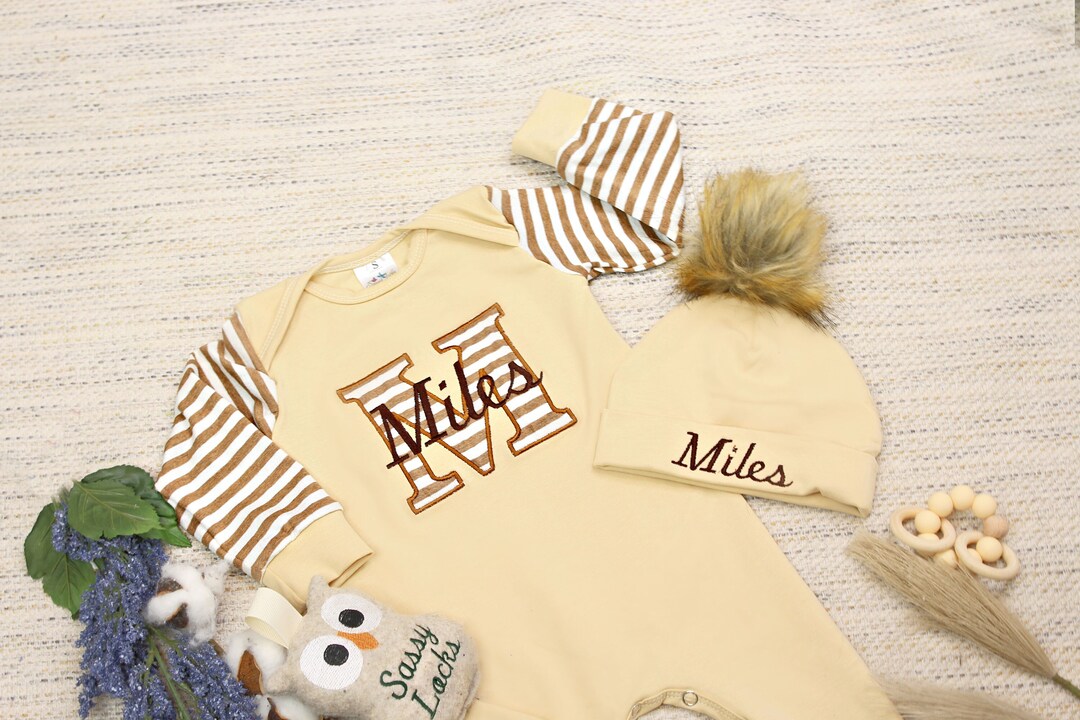 Personalized Baby Boy Clothes Baby Boy Romper Personalized Etsy