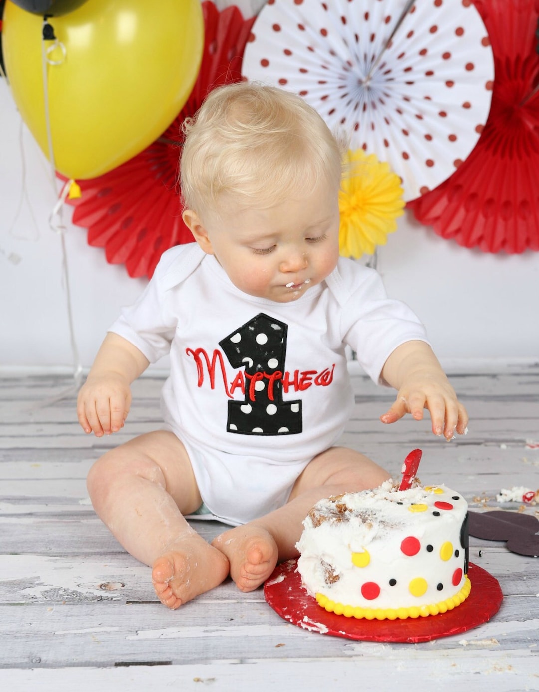 First Birthday Outfit Boy Personalized Baby Boys First Birthday Outfit