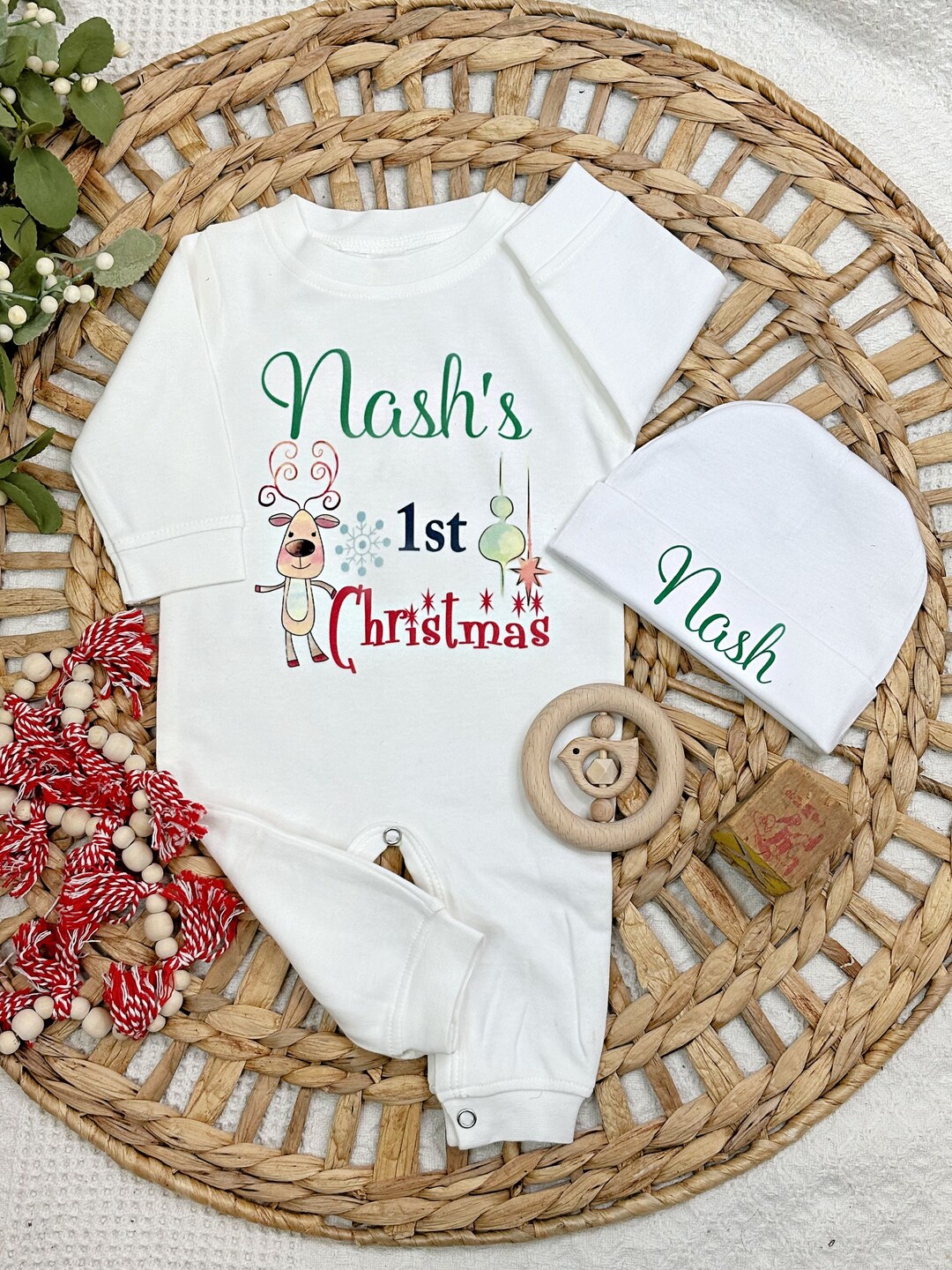My First Christmas Outfit, Babies 1st Christmas, Newborn Christmas ...