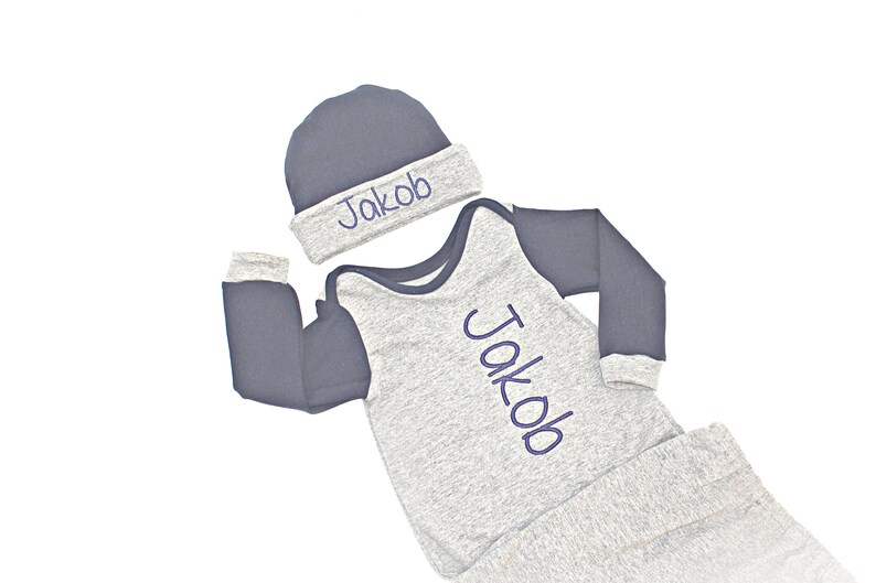 Baby Boy Gown Newborn Coming Home Outfit Preemie Outfit Baby Etsy