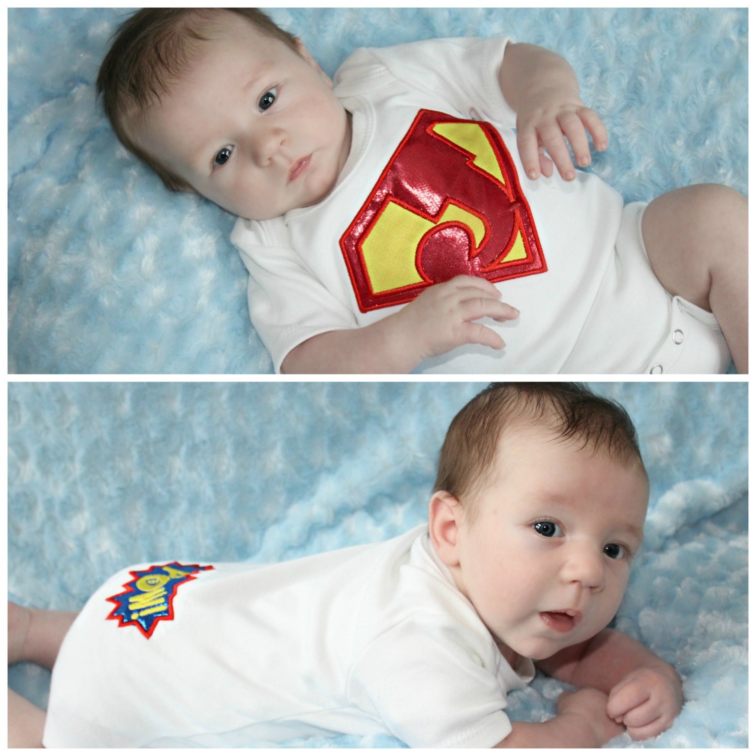 Personalized Baby Boy Clothes Superhero Monogram Baby Boy Etsy