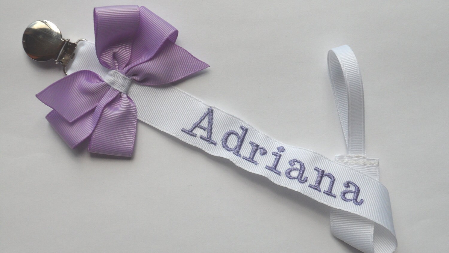 Pacifier Clip With Name Monogram Pacifier Clip Baby Girl Etsy