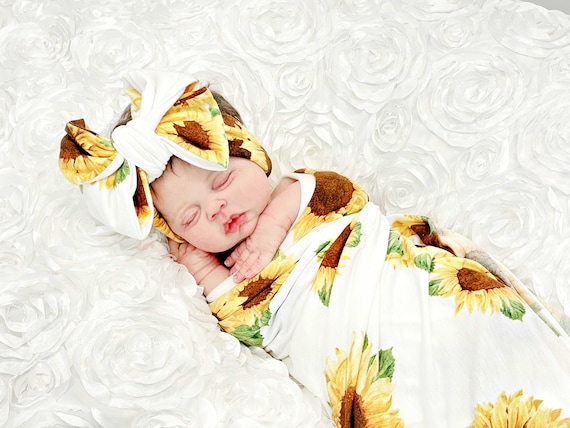 Sunflower baby swaddle hotsell