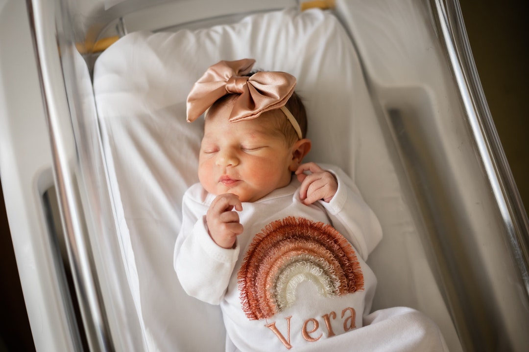 Rainbow Baby Girl Hospital Outfit Newborn Girl Coming Home Outfit Rainbow Baby Outfit Newborn Girl Take Home Outfit Preemie Girl Outfit Etsy UK