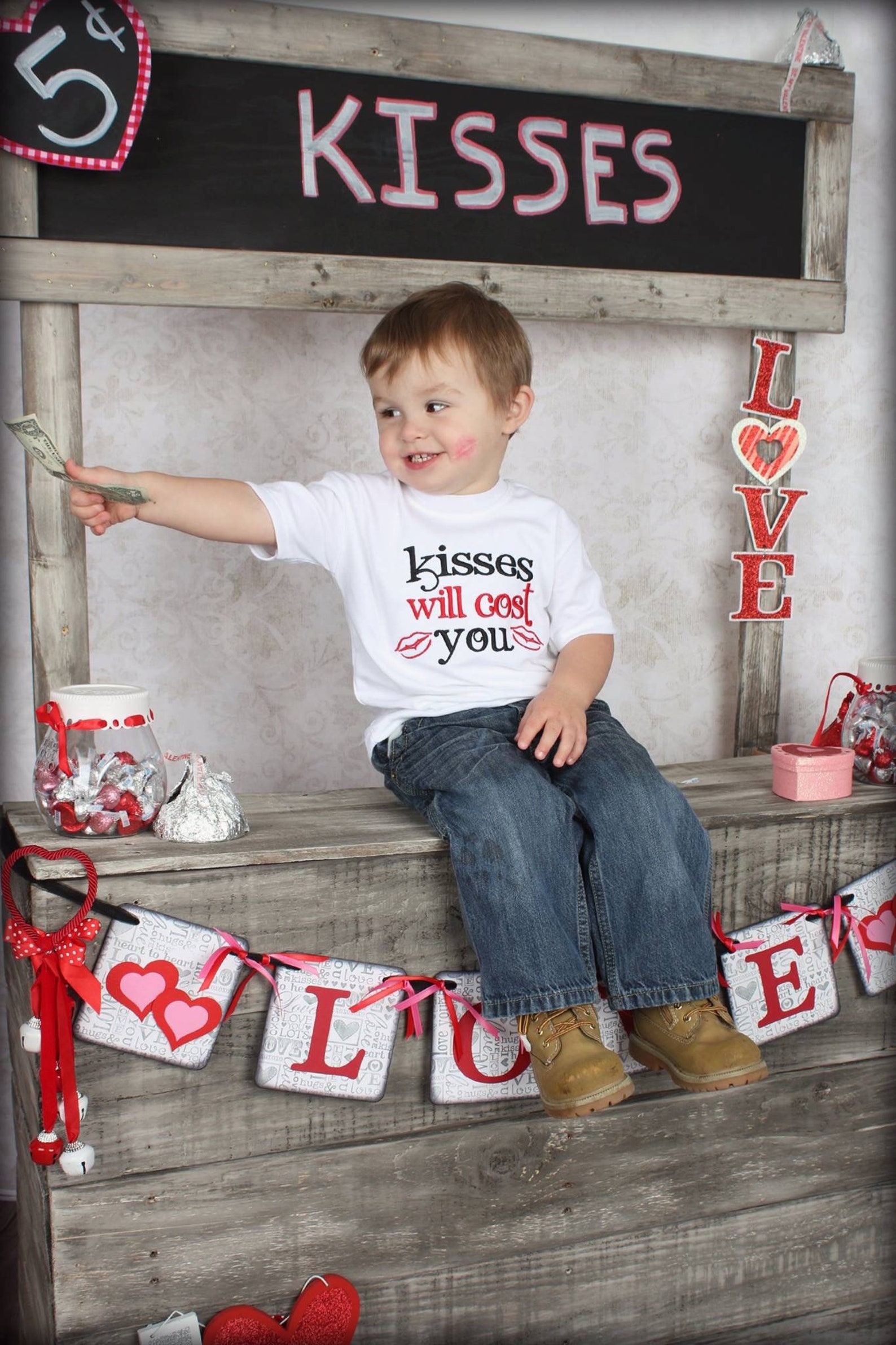 Valentines Day Outfit Baby Boy Clothes First Valentin's - Etsy