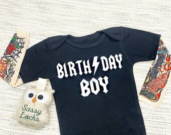 First Birthday Shirt, Boy First Birthday Shirt, 1st Birthday Boy One Rocks Birthday Shirt Cake Smash Boys 1st Birthday Outfit Tattoo Sleeves