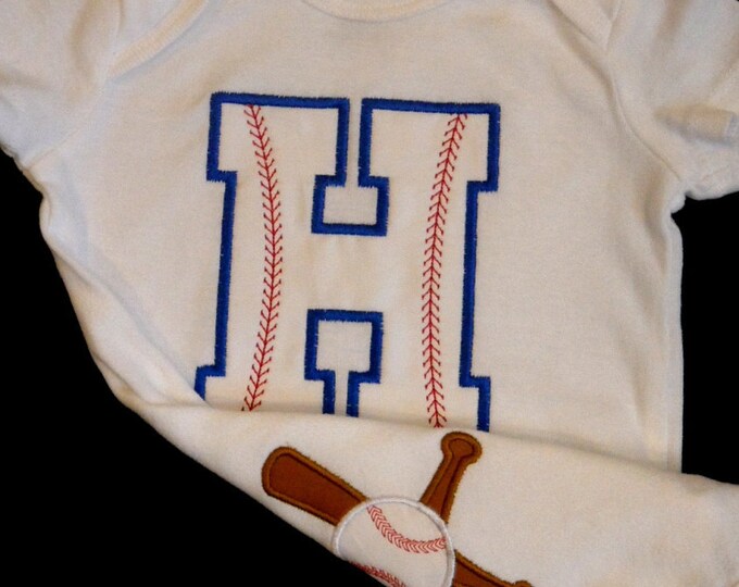 Monogram Baby Boy Clothes Baseball Outfit Monogrammed and Etsy