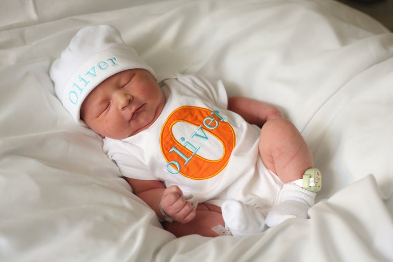 monogram baby boy clothes