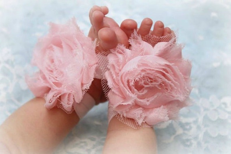 Newborn baby girl barefoot sandals Baby Girl Clothes Accessories for Baby Girl New Baby Gift 