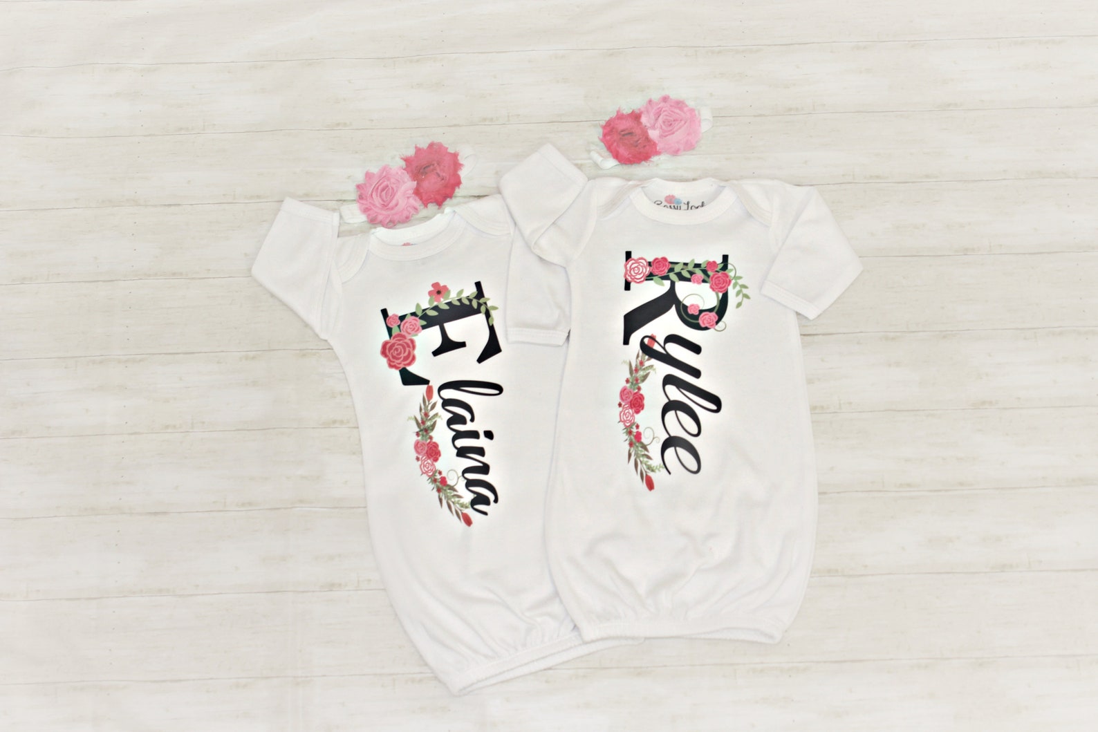 Twin Girls Clothes Twin Baby Girls Outfits Preemie Twins Etsy