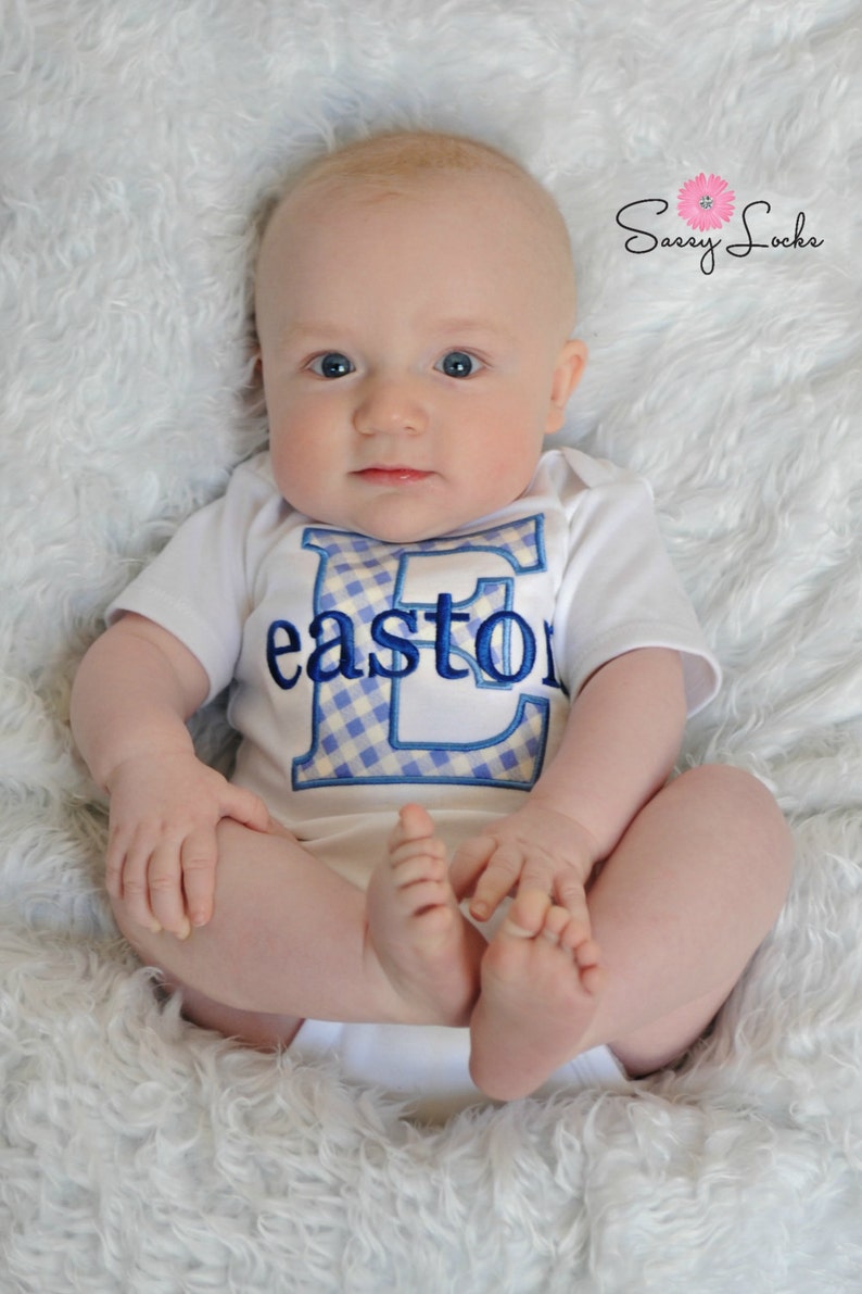 Baby Boy Clothes Monogrammed Baby Clothes Personalized Baby Etsy