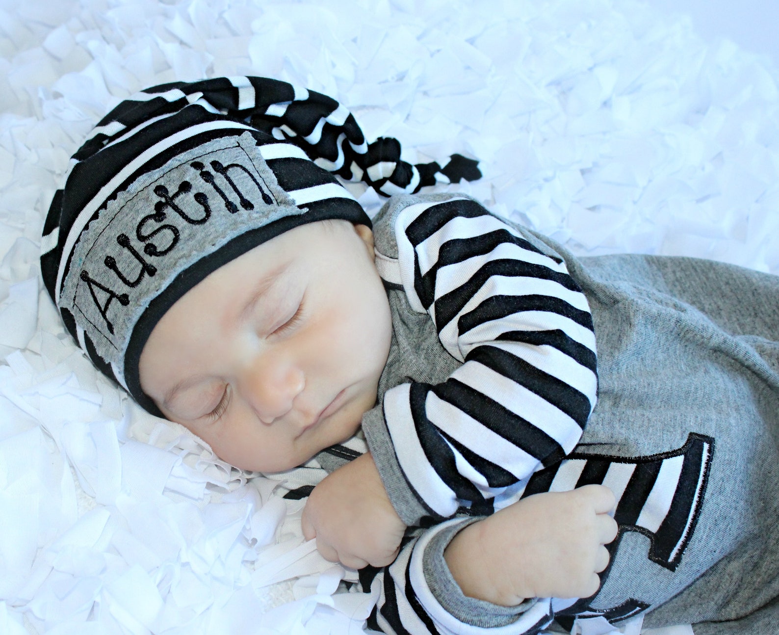 Preemie Baby Boy Personalized Newborn Baby Boy Gown Etsy