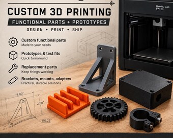 Custom 3D Printed Part | Functional Parts, Prototypes & Replacement Parts