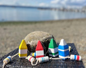 Buoy Ornaments, set of 4