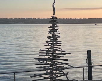 Árbol de madera flotante de 6 pies
