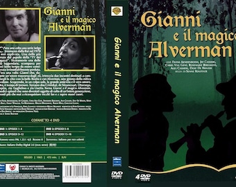 cofanetto dvd mitica serie tv anni 60 fuori catalogo "Gianni e il magico Alverman" 16 episodi in italiano