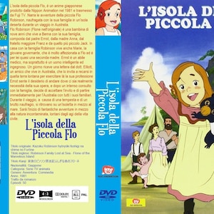 Può includere: Copertina DVD della serie animata "L'isola della Piccola Flo". L'artwork presenta una ragazzina che tiene in braccio un animale nero, con altri personaggi e uno scenario tropicale sullo sfondo. Il titolo è in italiano.