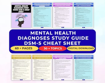 Master Mental Gesundheit Diagnostiziert SCHNELL mit diesem All-in-One DSM-5 Studienführer