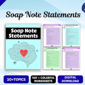 SOAP Note Statements | Therapy Documentation Guide (PDF Download)